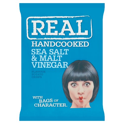 REAL Crisps Salt & Vinegar 35G