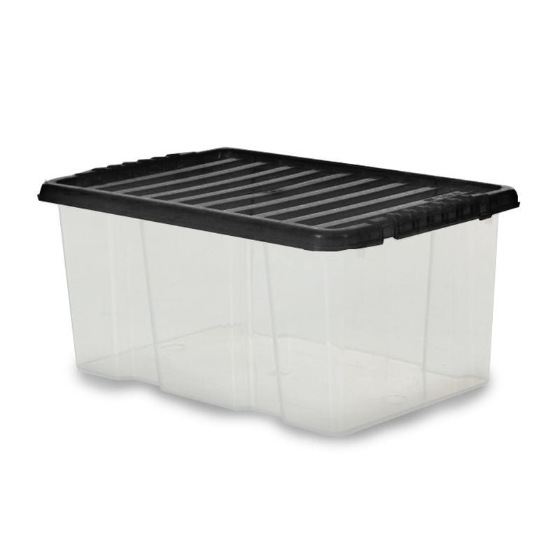 Plastic Storage Box 7 Litres - Clear by TML