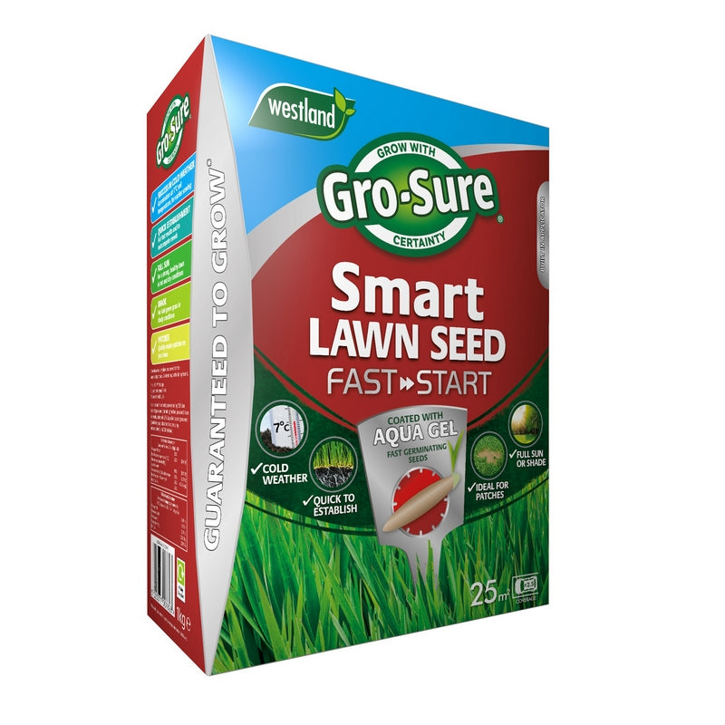 Gro-Sure Smart Lawn Seed Fast Start - 25sqm