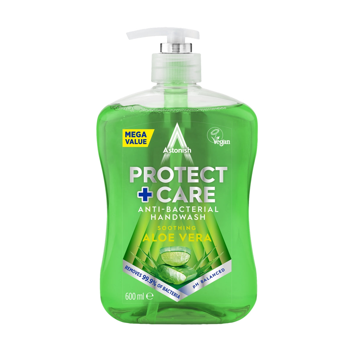 Astonish Protect Care Anti-Bacterial Handwash Aloe Vera - 600ml
