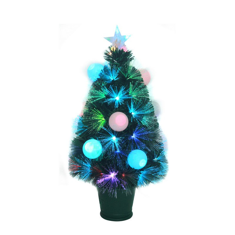2ft Fibre Optic Christmas Tree Artificial - Fibre Optic Multicoloured Primary Image