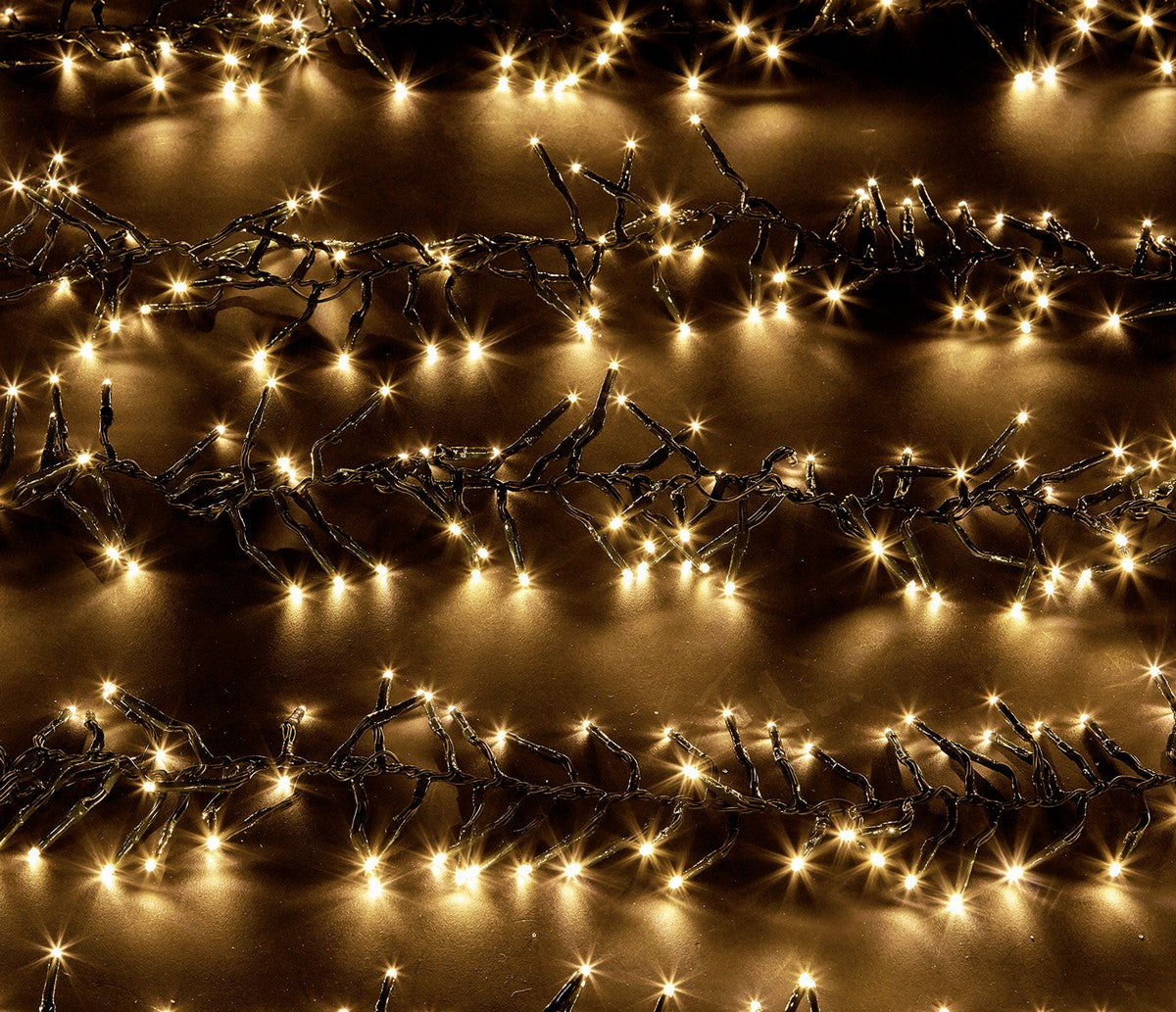 Christmas Cluster Fairy Lights Multifunction Warm White Outdoor 720 LED - 5m by Astralis