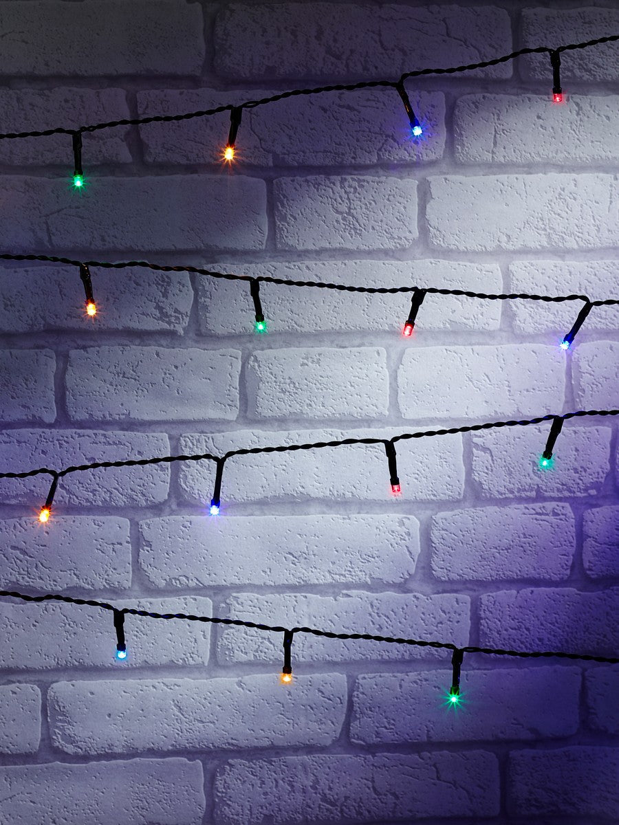 Christmas String Fairy Lights Multifunction Multicolour Outdoor 50 LED - 3.67m by Astralis