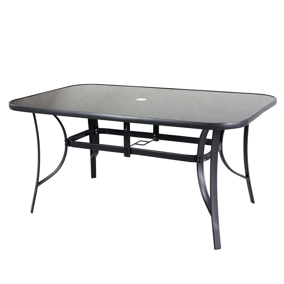 Hartwell Garden Table Steel Rectangular by Croft - 150cm