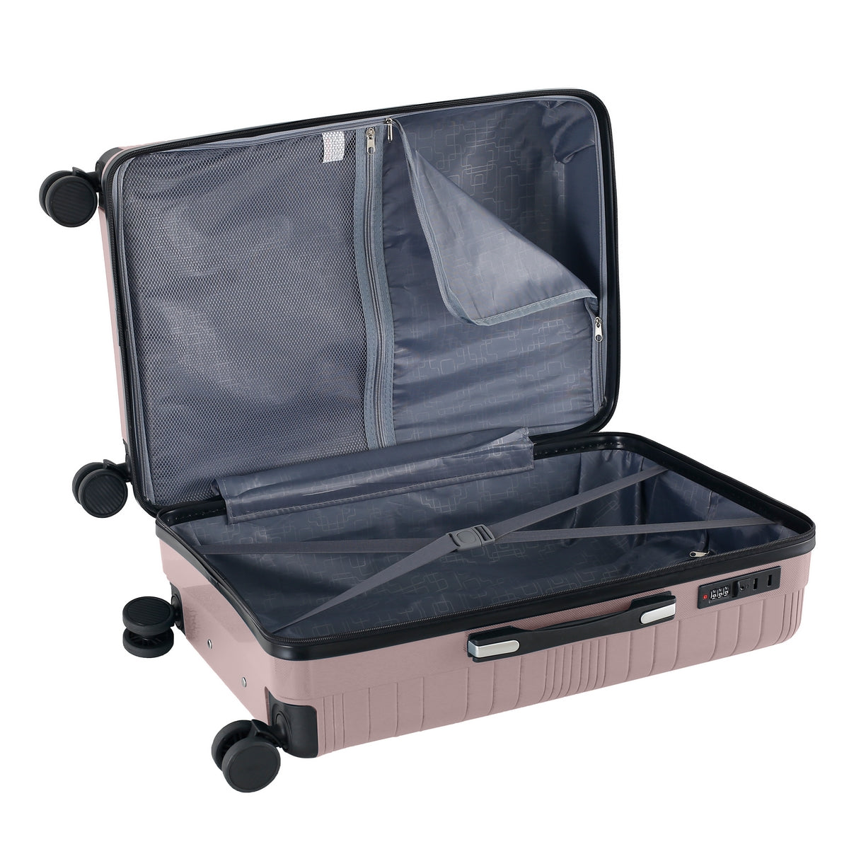 Wheeled Suitcase Large 90 Litre - Rose