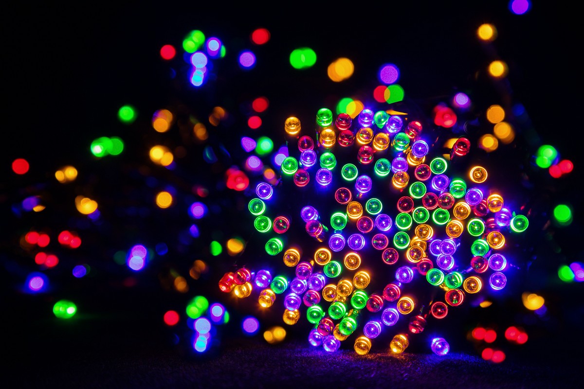 Christmas String Fairy Lights Multifunction Multicolour Outdoor 1000 LED - 50m by Merry & Bright
