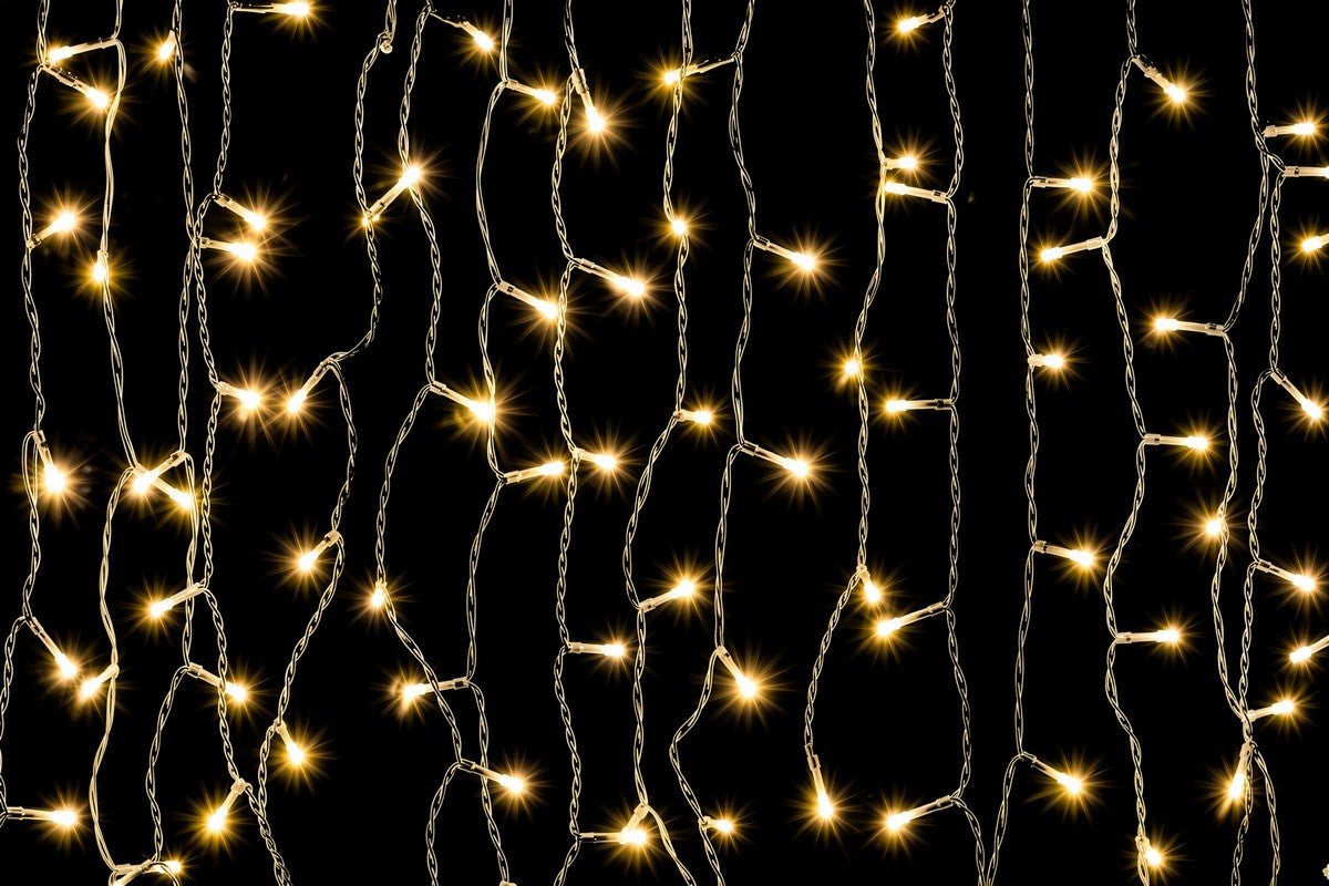 Christmas String Fairy Lights Multifunction Warm White Outdoor 1000 LED - 50m by Merry & Bright