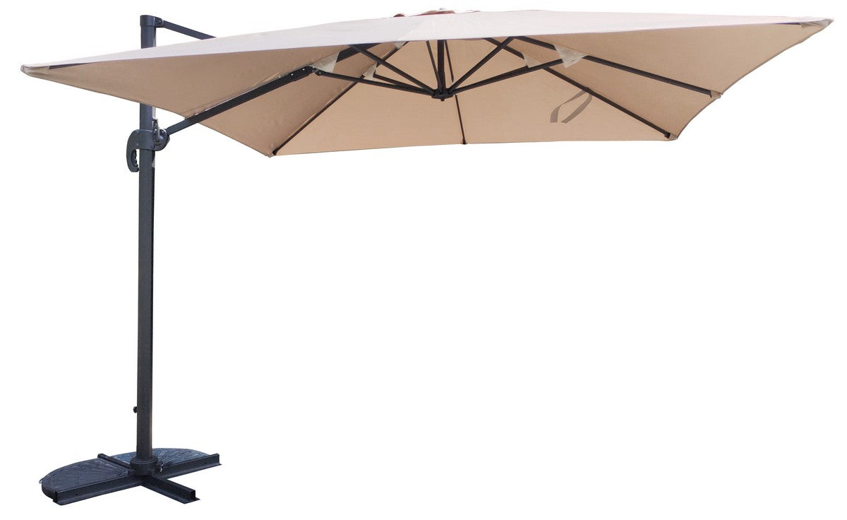 Garden Parasol Taupe by Croft - 3 x 3M