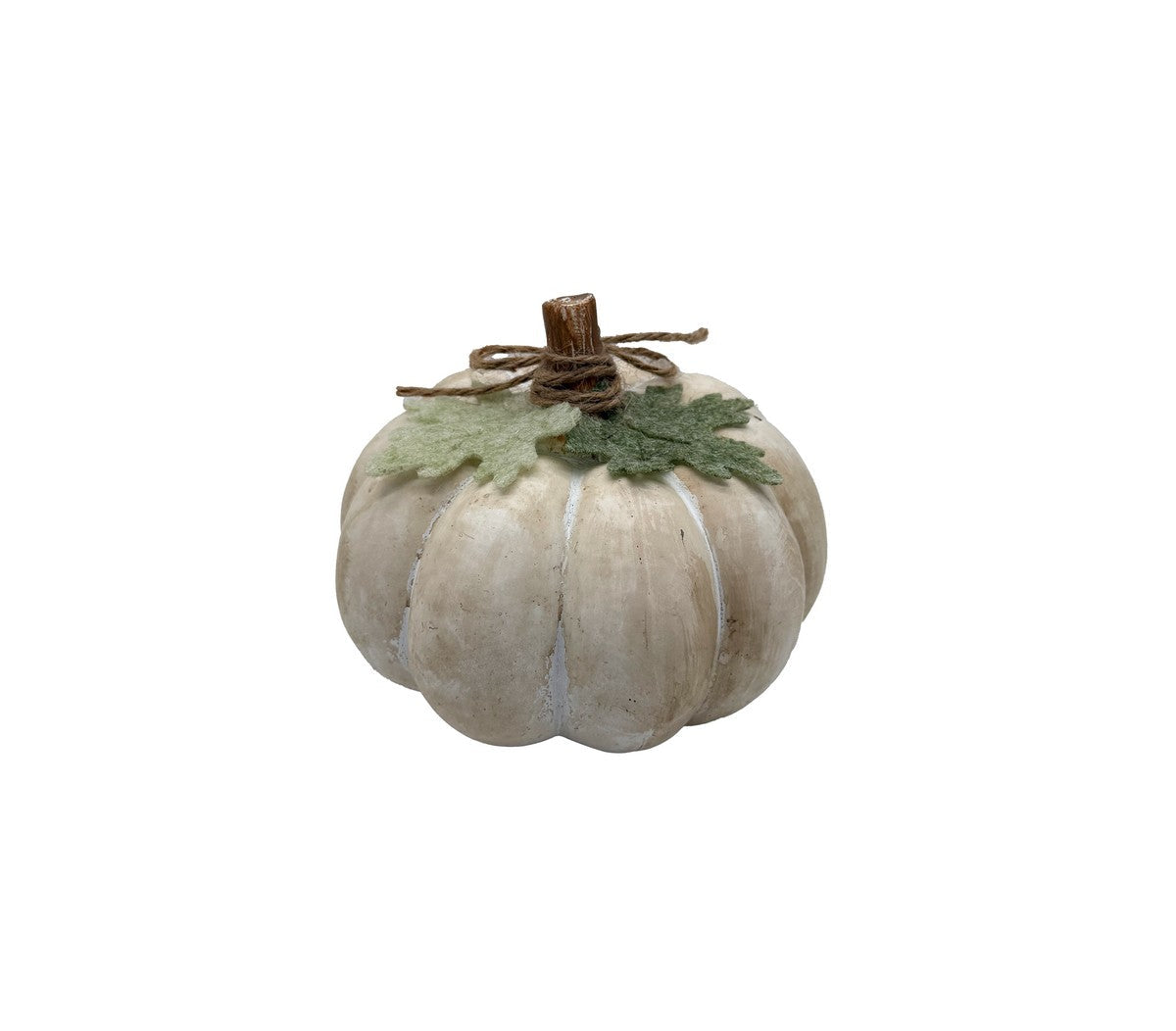 Pumpkin Halloween Decoration White - 16cm by Fangtastic