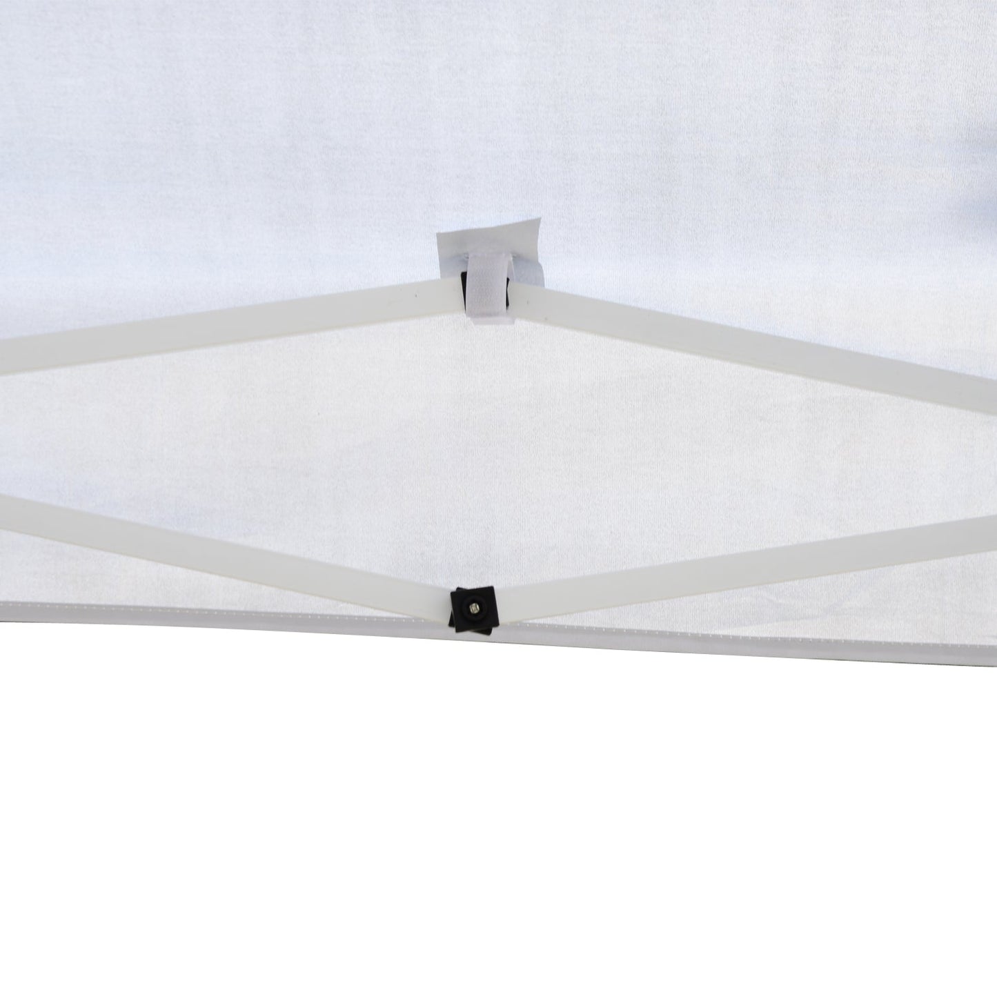 Outsunny 3 X 3M Garden Pop Up Gazebo Height Adjustable Marquee Party Tent Wedding Canopy With Carrying Bag White