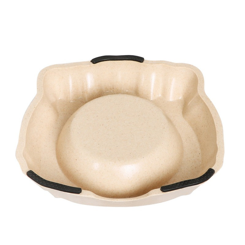 Monster Small Dog Bowl Orange Bamboo 19cm by Pet Brands