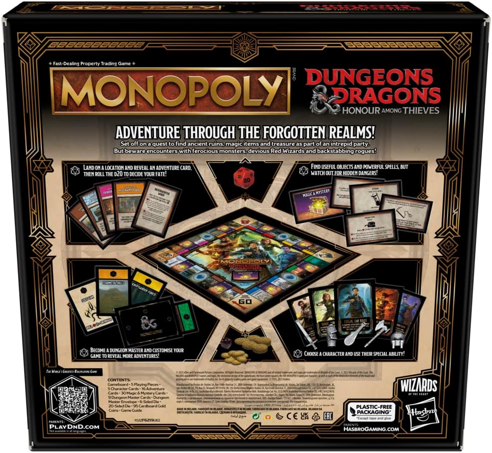 Monopoly Dungeons & Dragons: Honor Among Thieves
