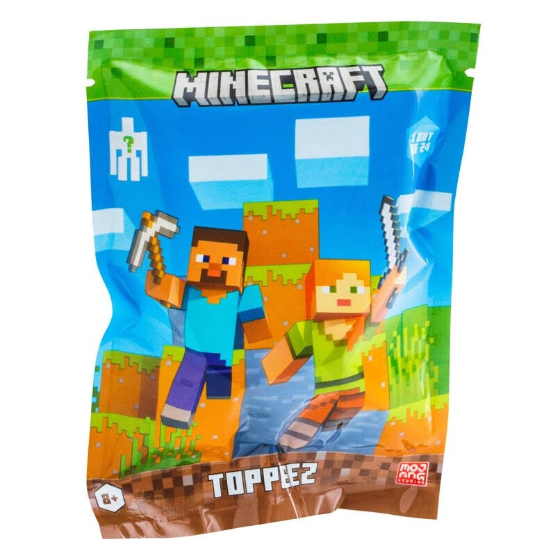 Minecraft 3D Toppeez 1Pc In Foilbag