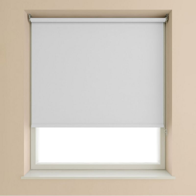 Blackout Roller Blind White - 150cm Width