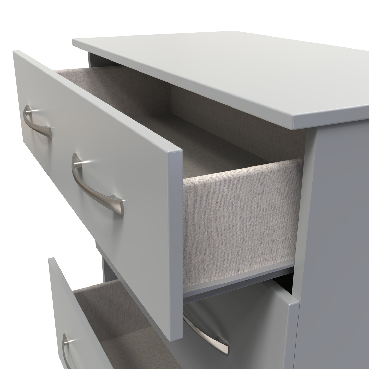 Avon Chest of Drawers Grey 3 Drawers 39cm