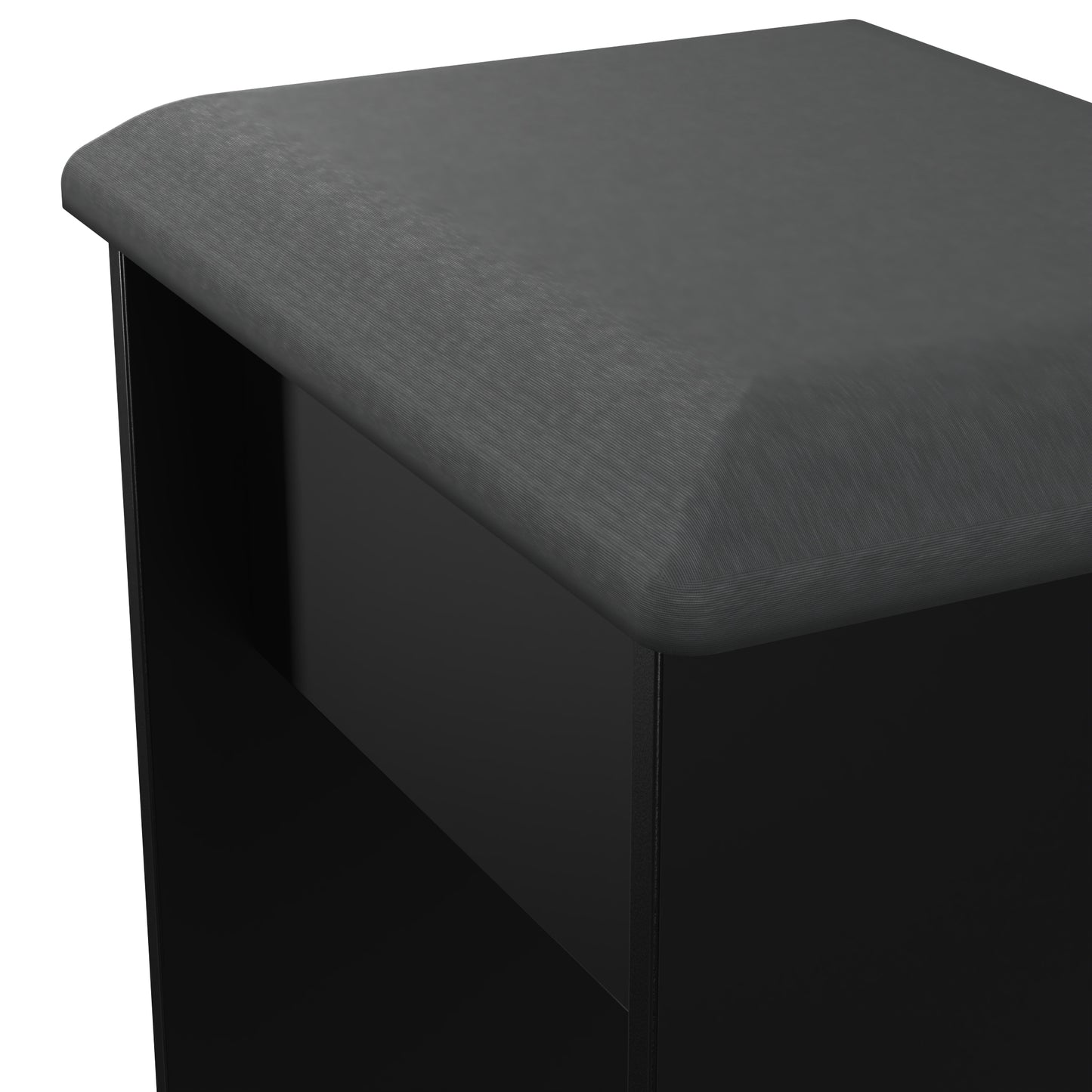 Camden Dressing Stool Black 50cm