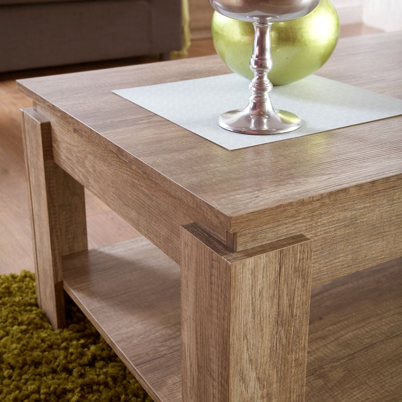 Canyon Coffee Table Natural 1 Shelf