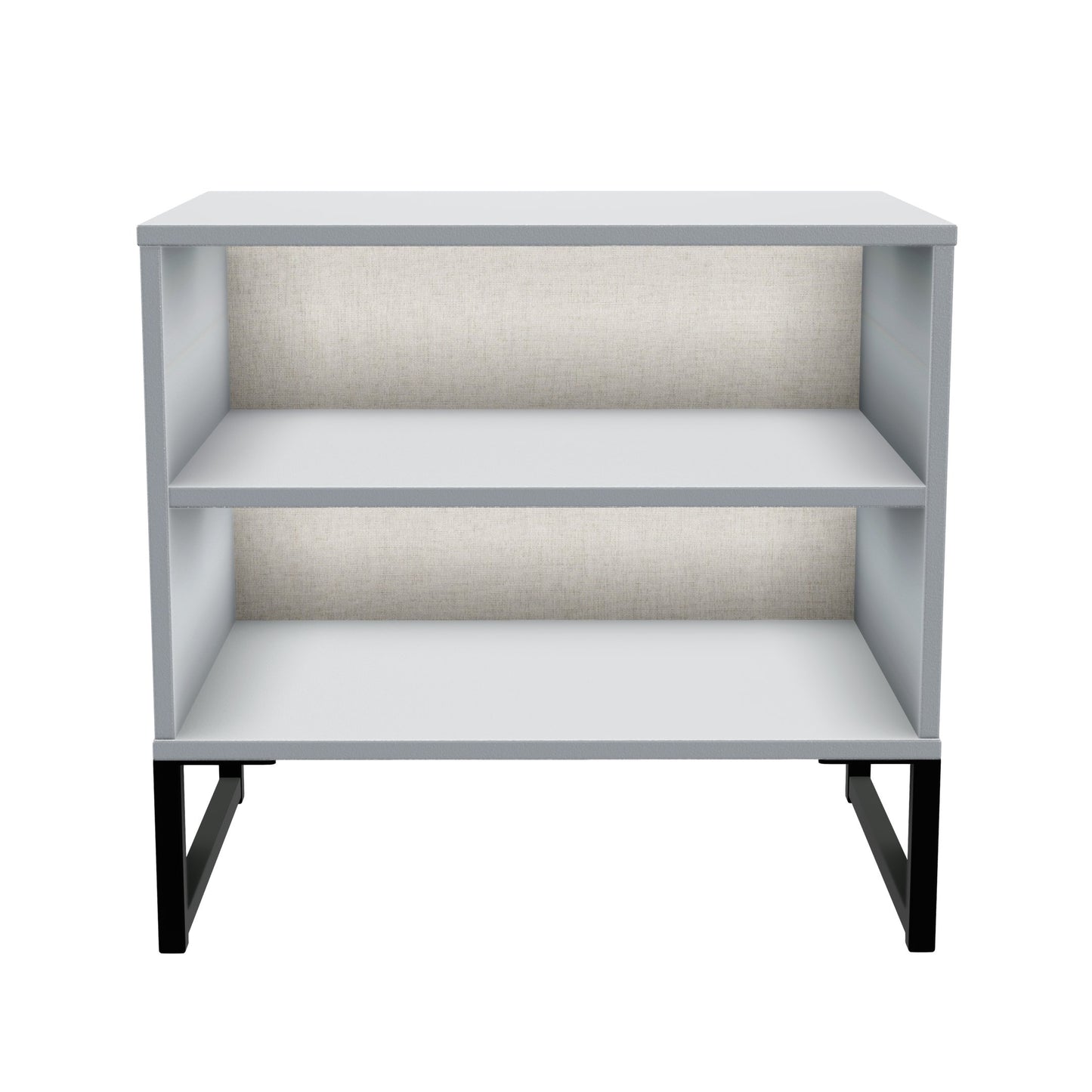 Diego G Shelving Unit Grey 2 Shelves 58cm