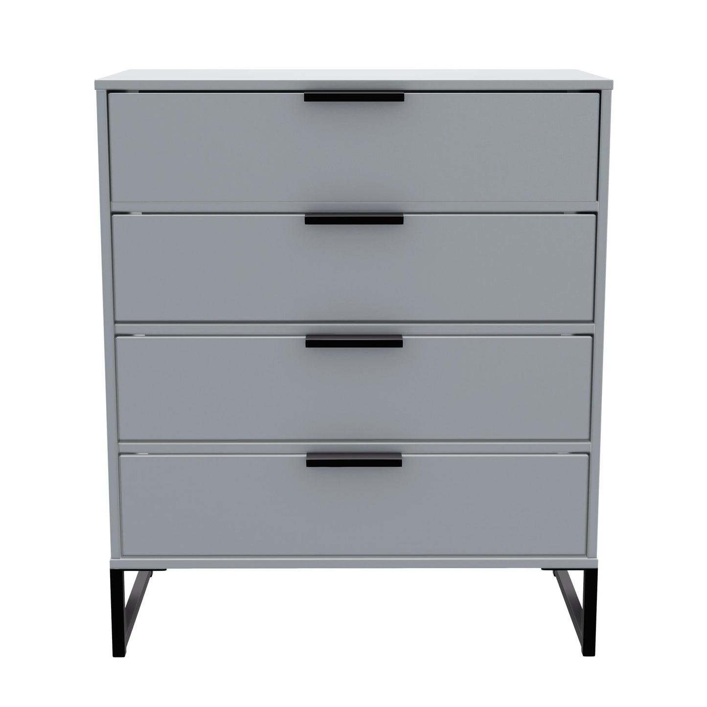 Diego G Chest of Drawers Grey 4 Drawers 91cm