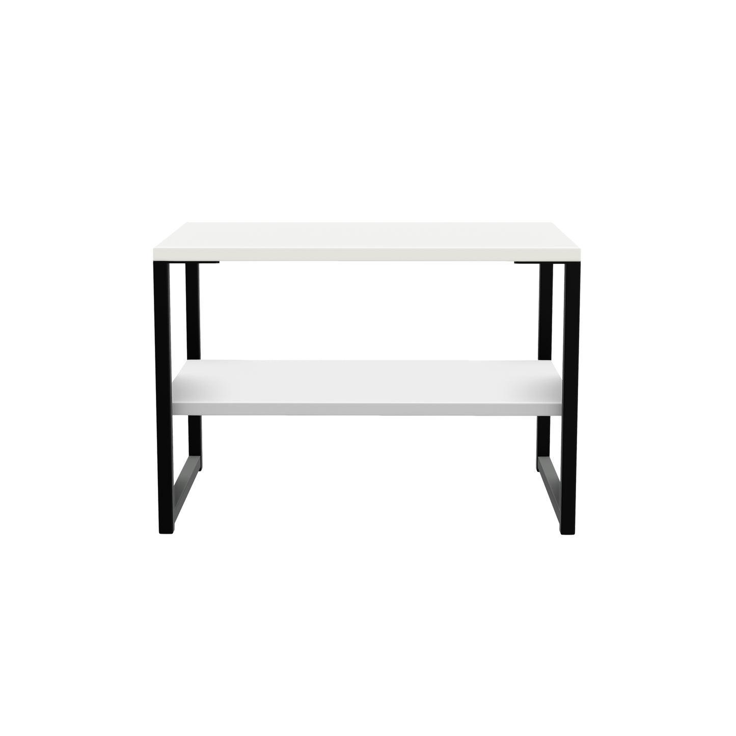 Diego G Side Table White 1 Shelf 58cm
