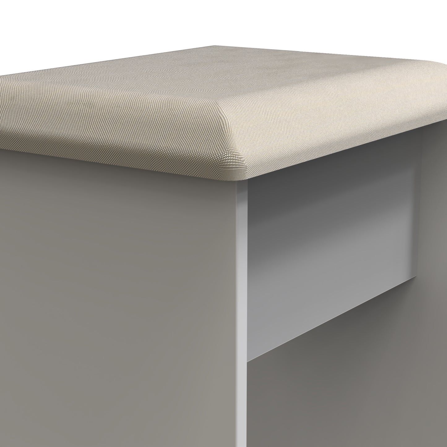 Devon Dressing Stool Grey 50cm