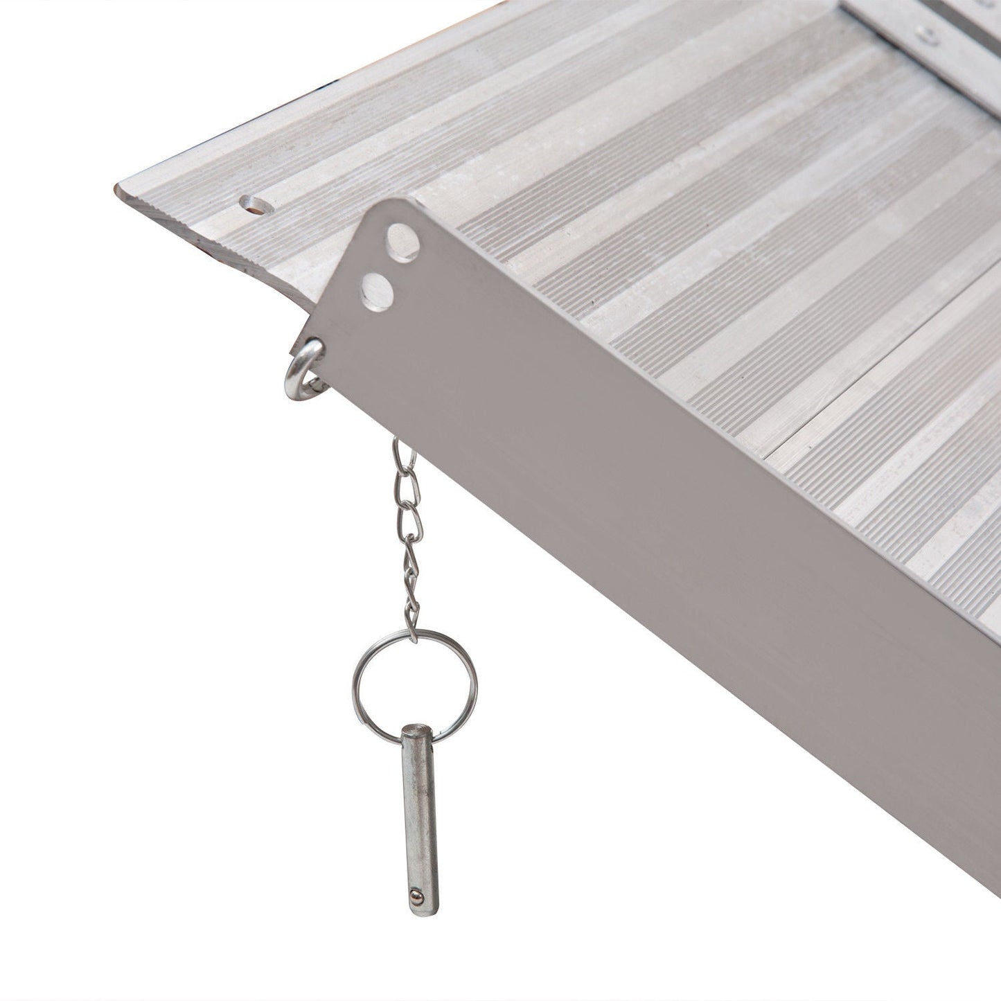 Folding Aluminum Ramp Wheelchairs/Scooters/Pet Mobility Ramp W/Handle 38.5"