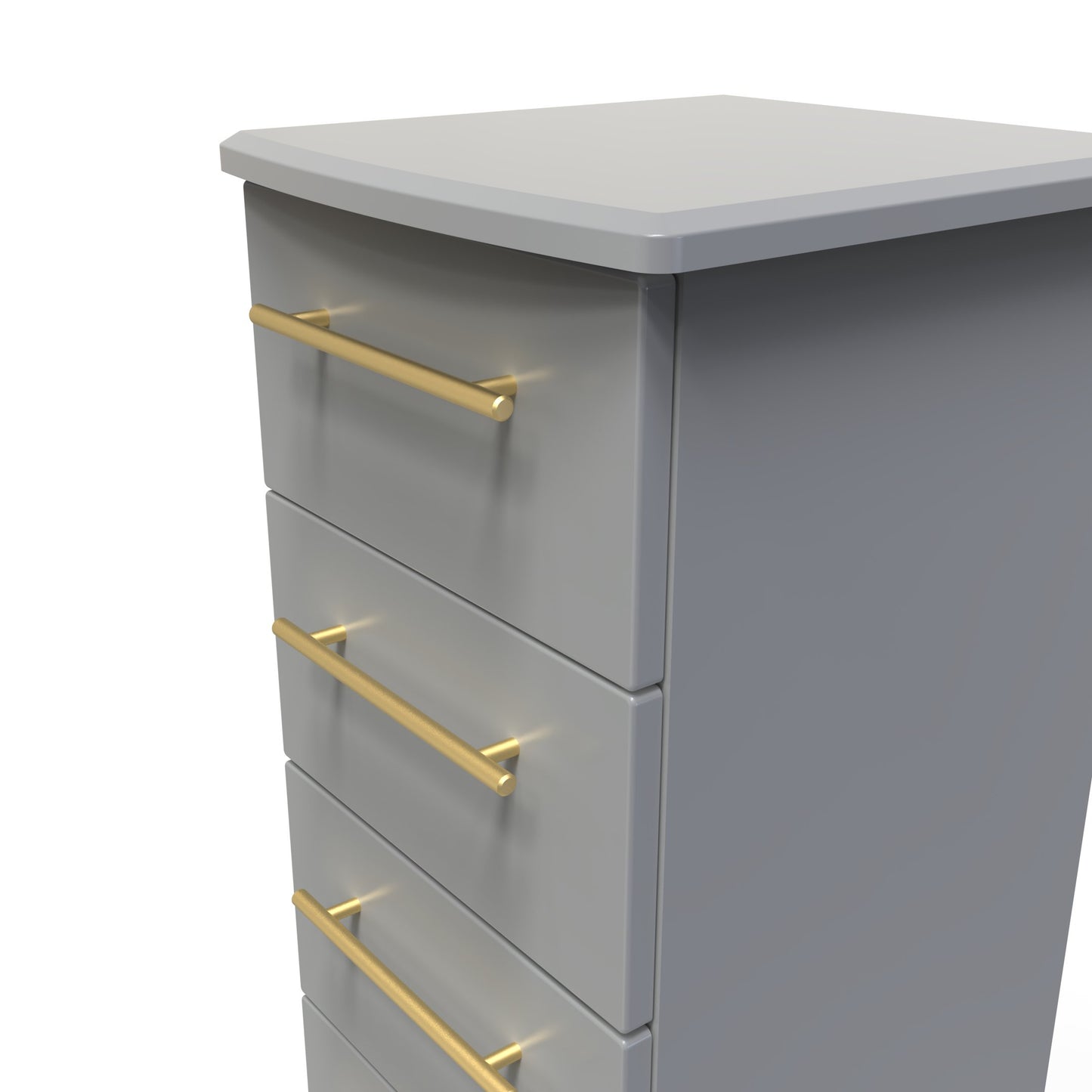 Haworth Tall Tallboy Grey 5 Drawers 108cm