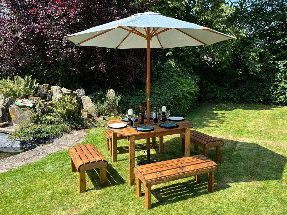 Knights Garden Patio Dining Set by Charles Taylor - 6 Seats