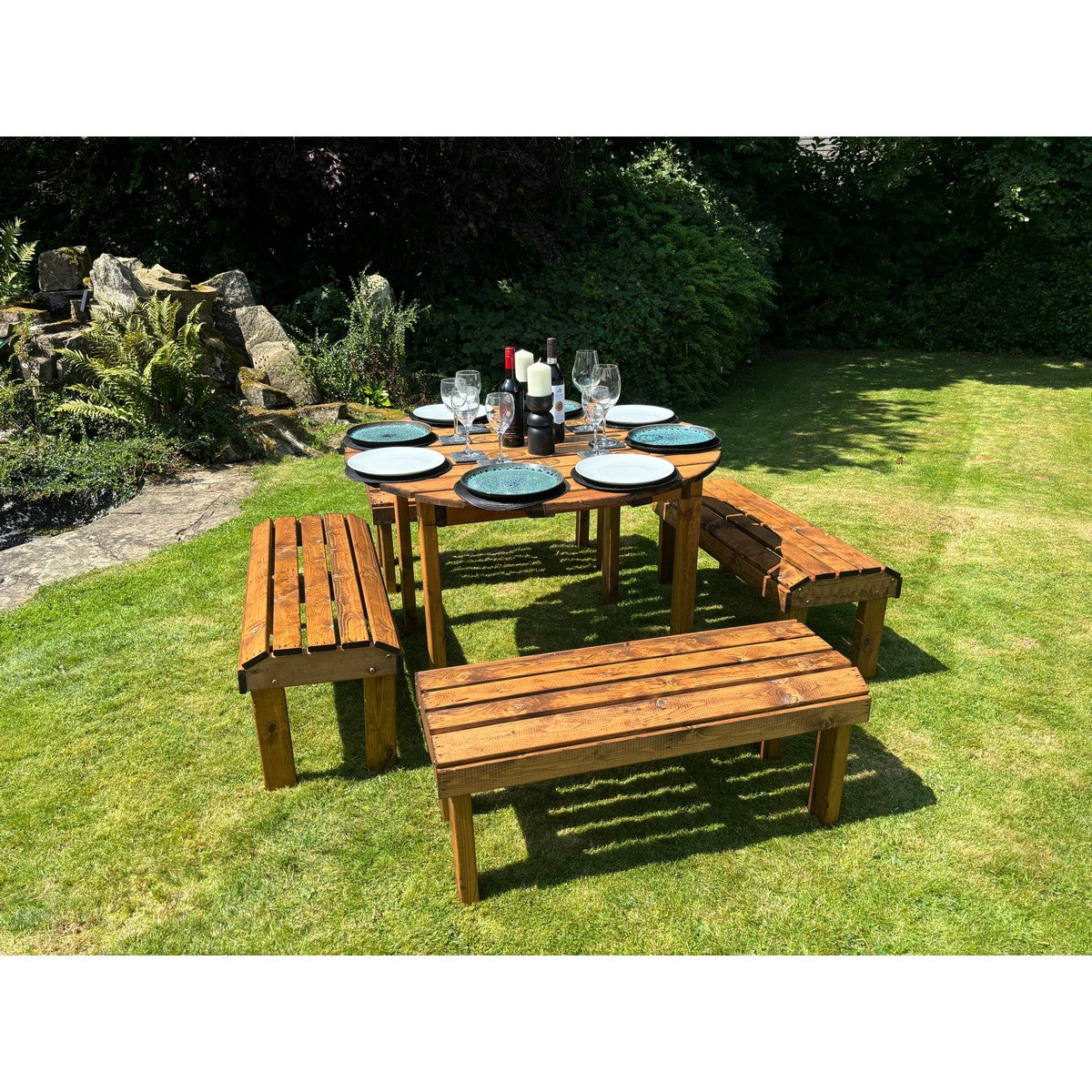 Knights Garden Patio Dining Set by Charles Taylor - 8 Seats