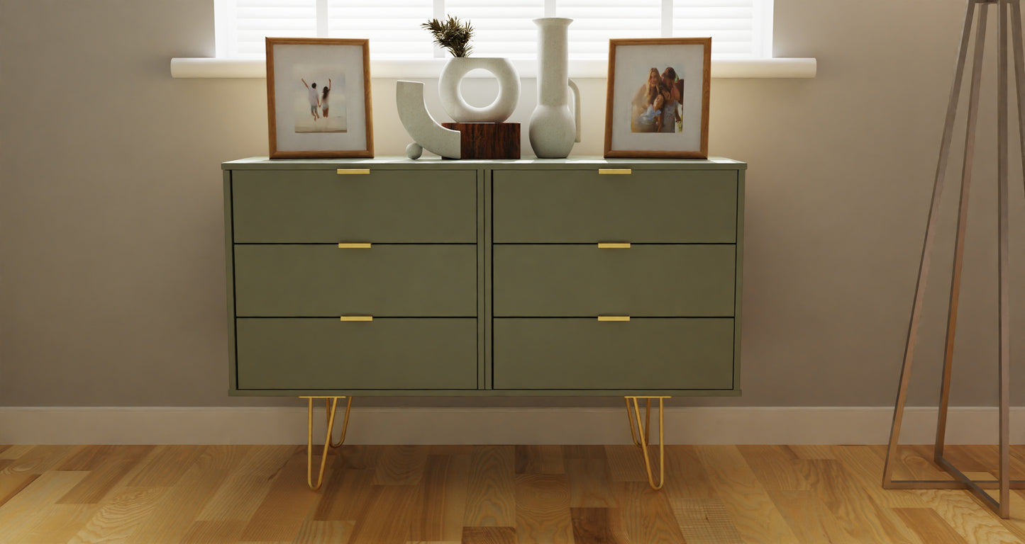 Hong Kong F Large Chest of Drawers Not Applicable 6 Drawers 115cm