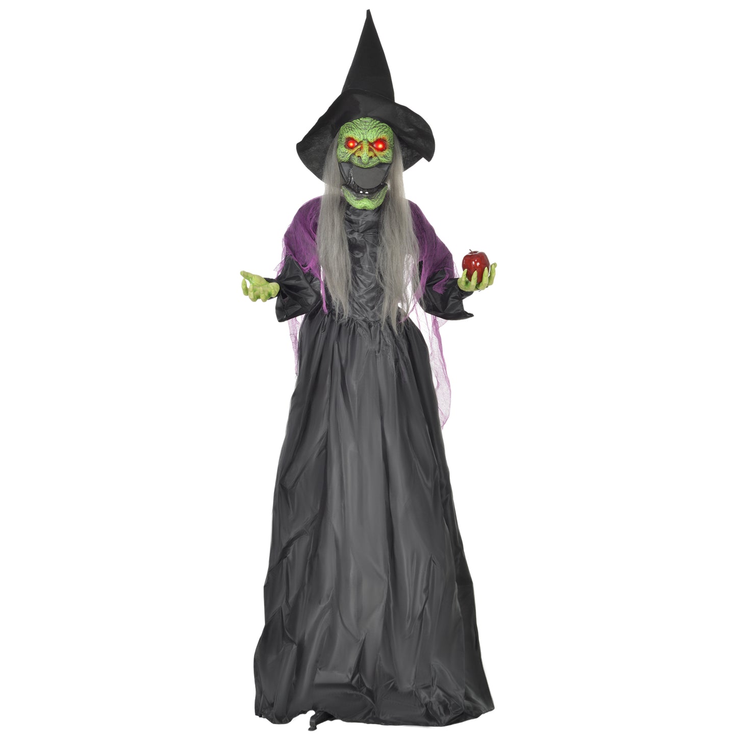 Animated Witch Halloween Decoration - 180cm