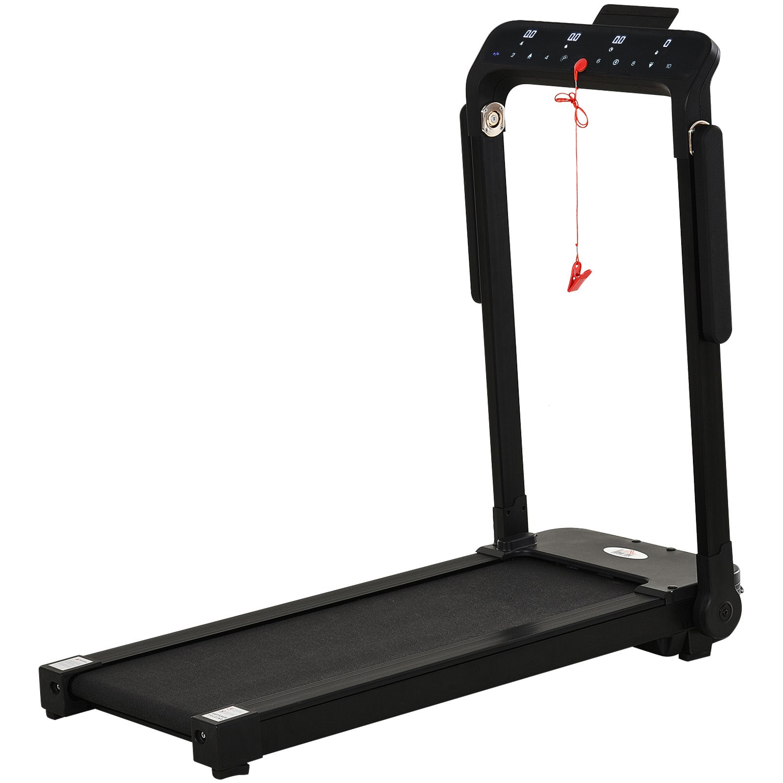 600W Foldable Steel Motorised Treadmill Running Machine w/ LCD