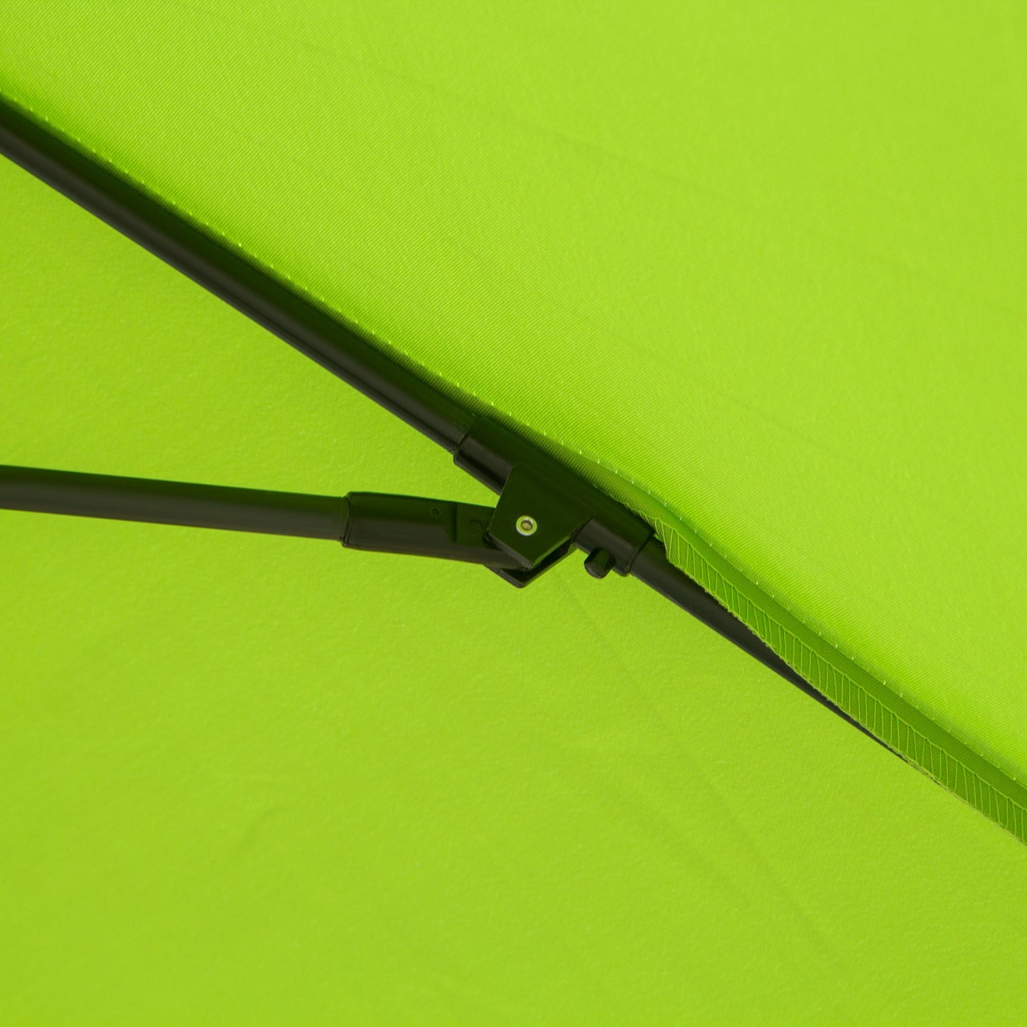 2.7M Patio Sun Umbrella Parasol Tilt Shade Shelter Canopy Aluminium Frame Light Green