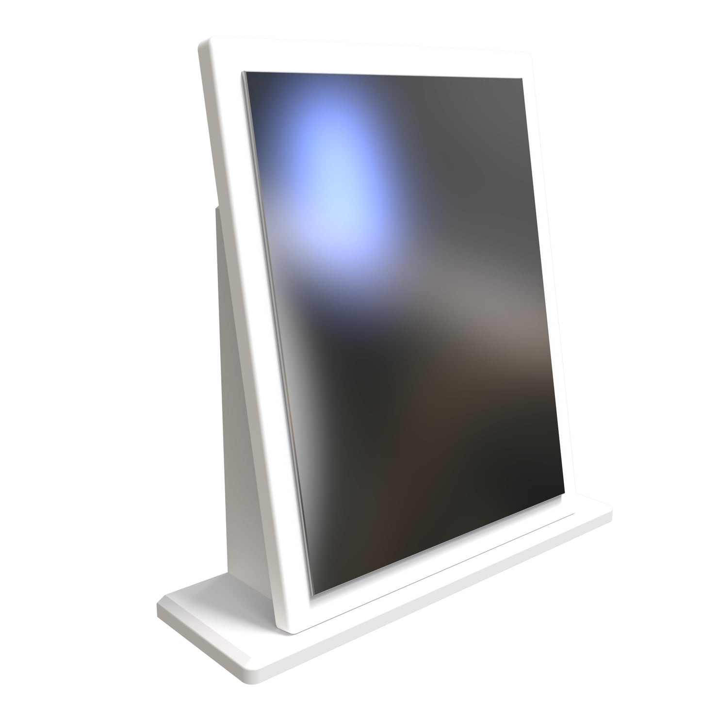 Monaco Mirror Grey & White 50cm