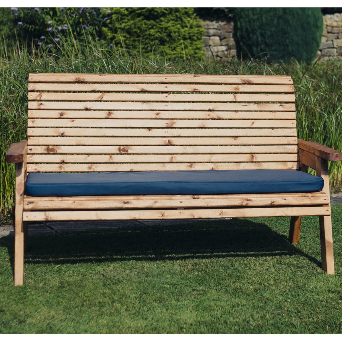 Amesbury Navy Waterproof 2 x 3 Seat Cushions by Churnet Valley - N3C-2