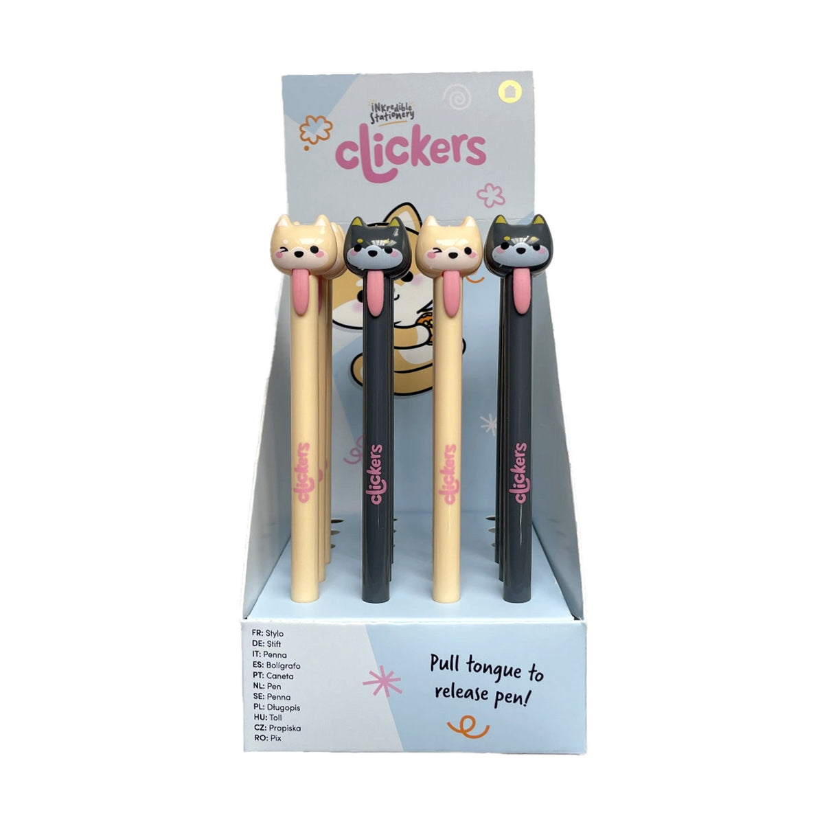 Adoramals Dog Clickers Pen - Assorted