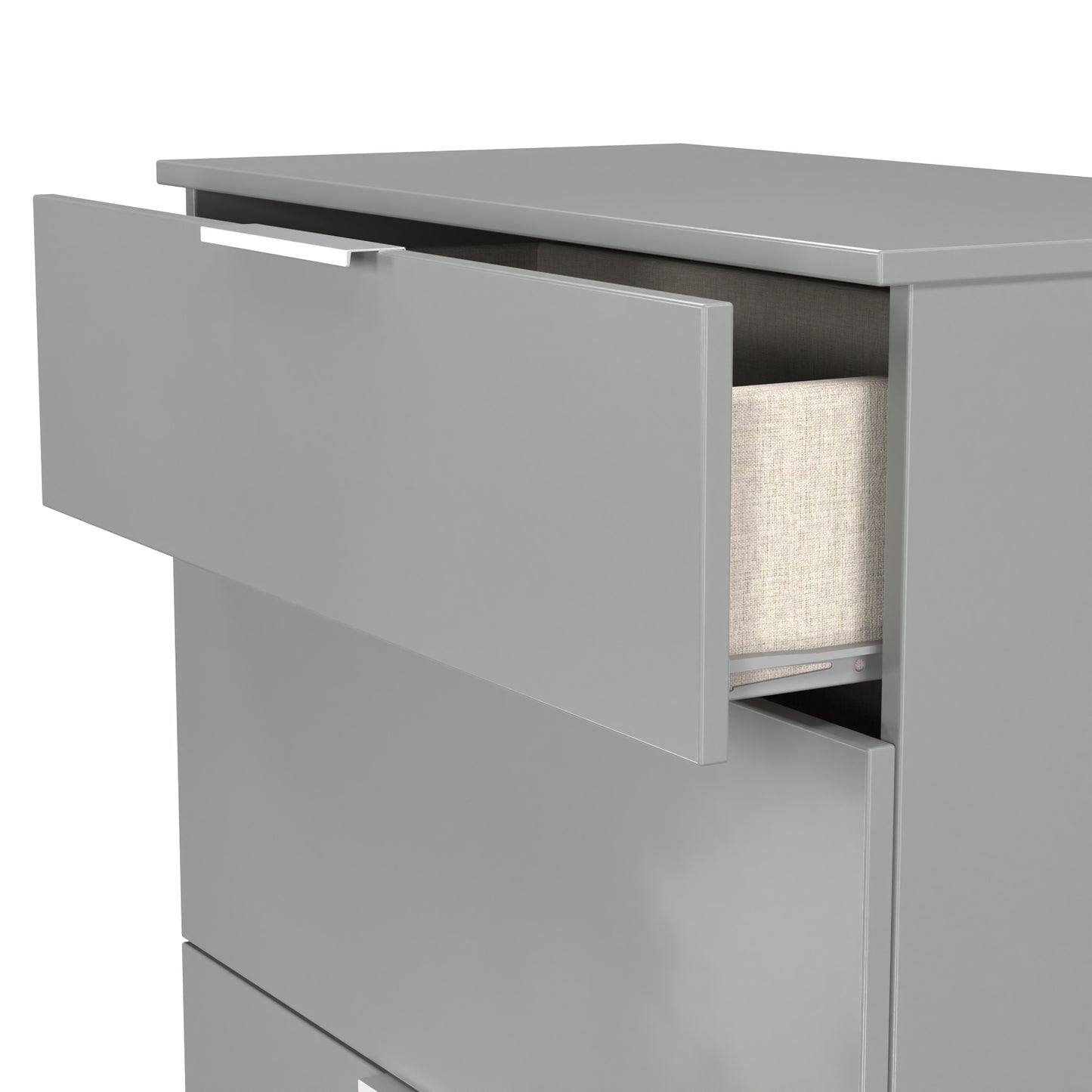 Plymouth Chest of Drawers Grey 3 Drawers 39cm