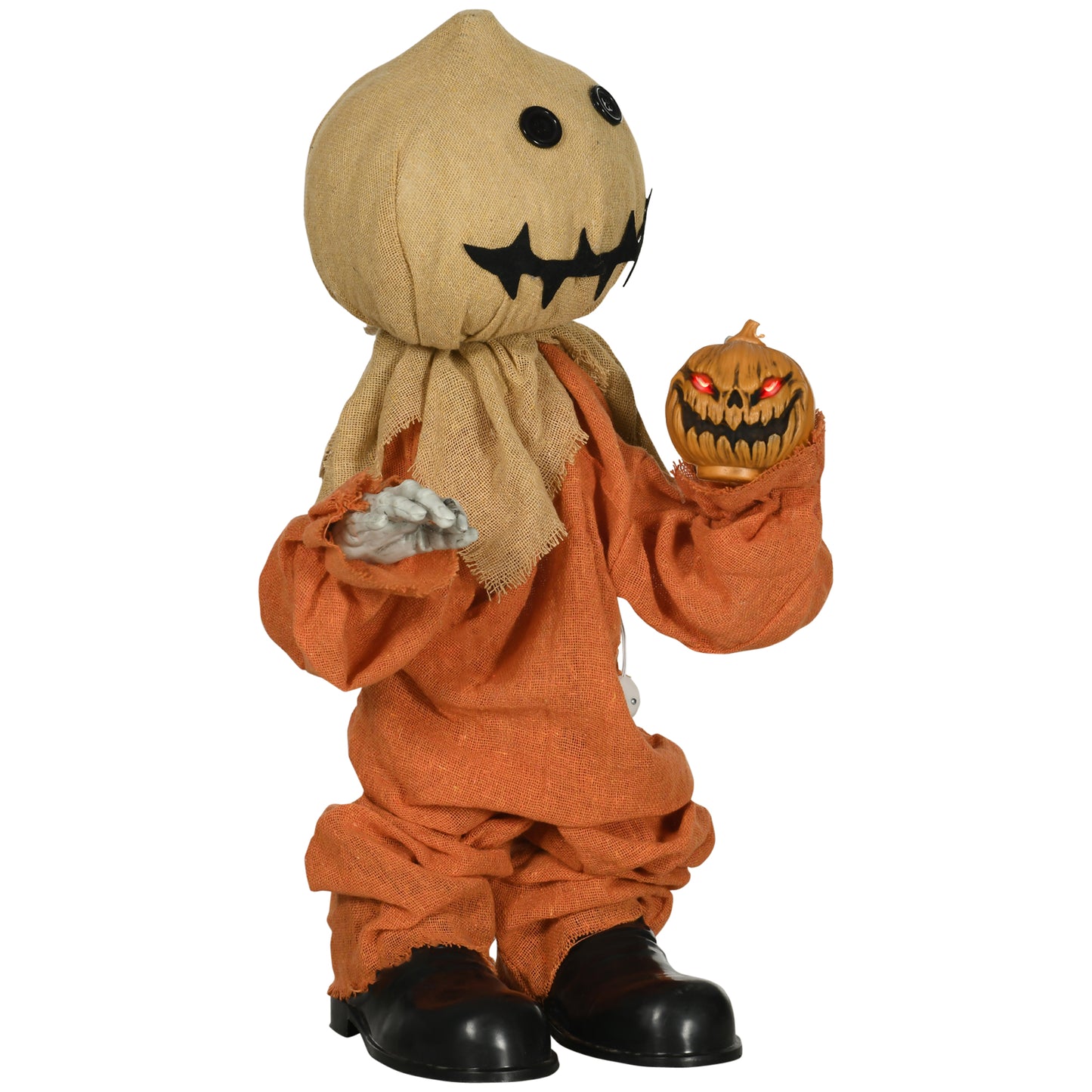 Animated Scarecrow Halloween Decoration - 77cm