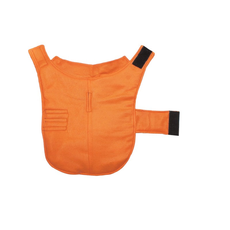 Small Dog Coat Black Fleece 36.5cm by RAC