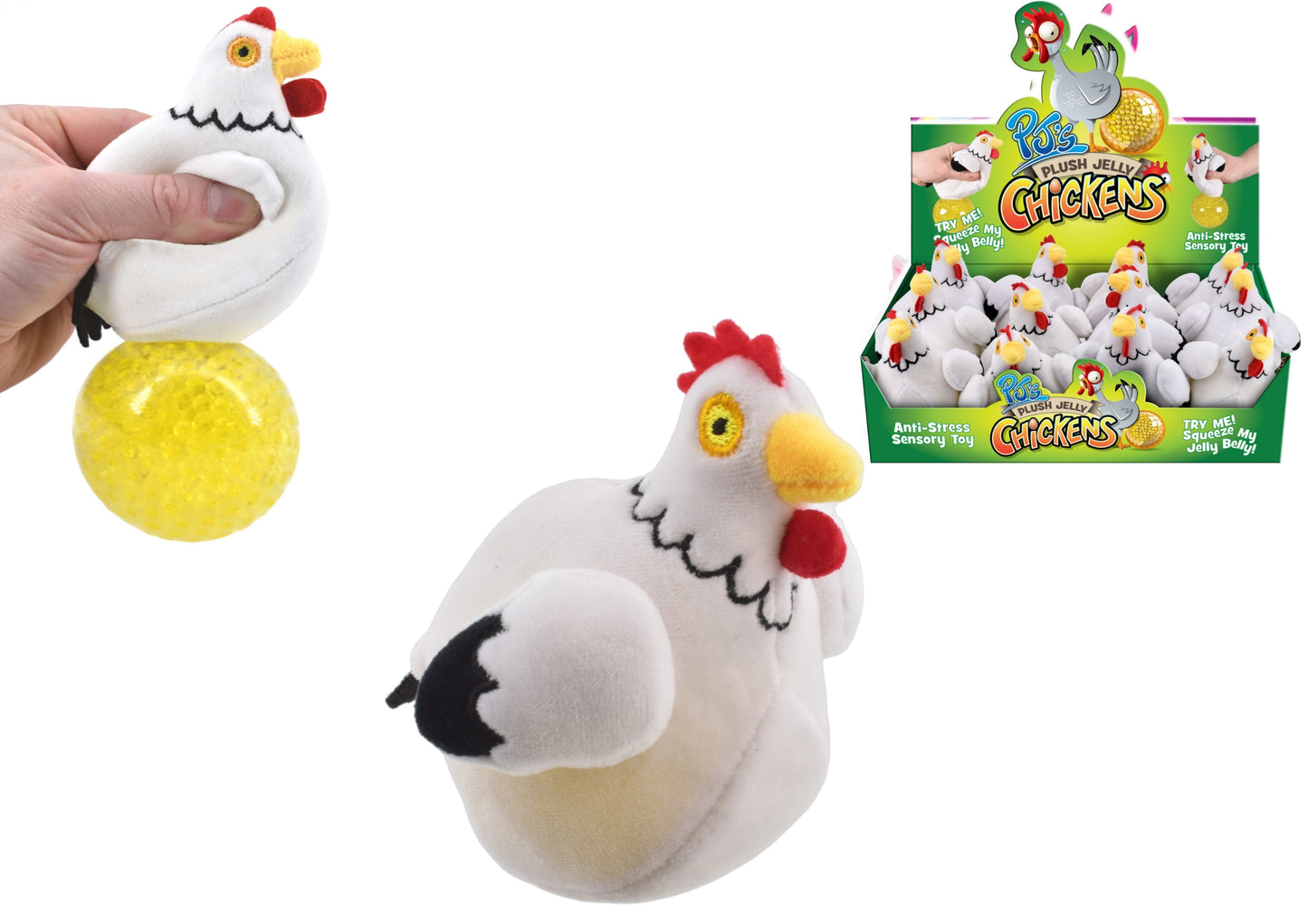Plush Jelly Squeezers - Chicken