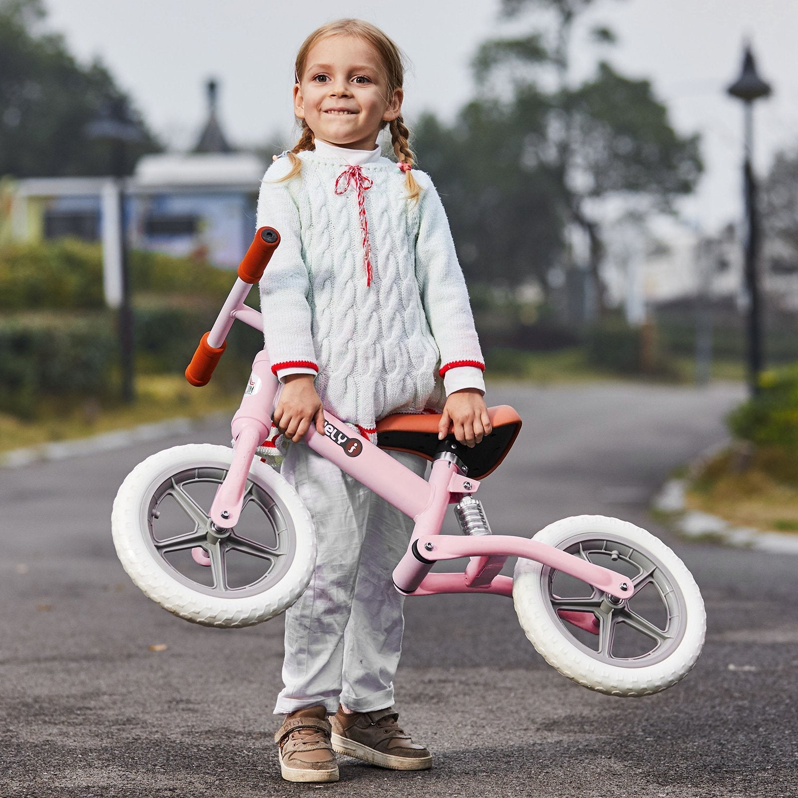 balance bike no pedals Toddler Balance Bike No Pedal Walk Training Pink