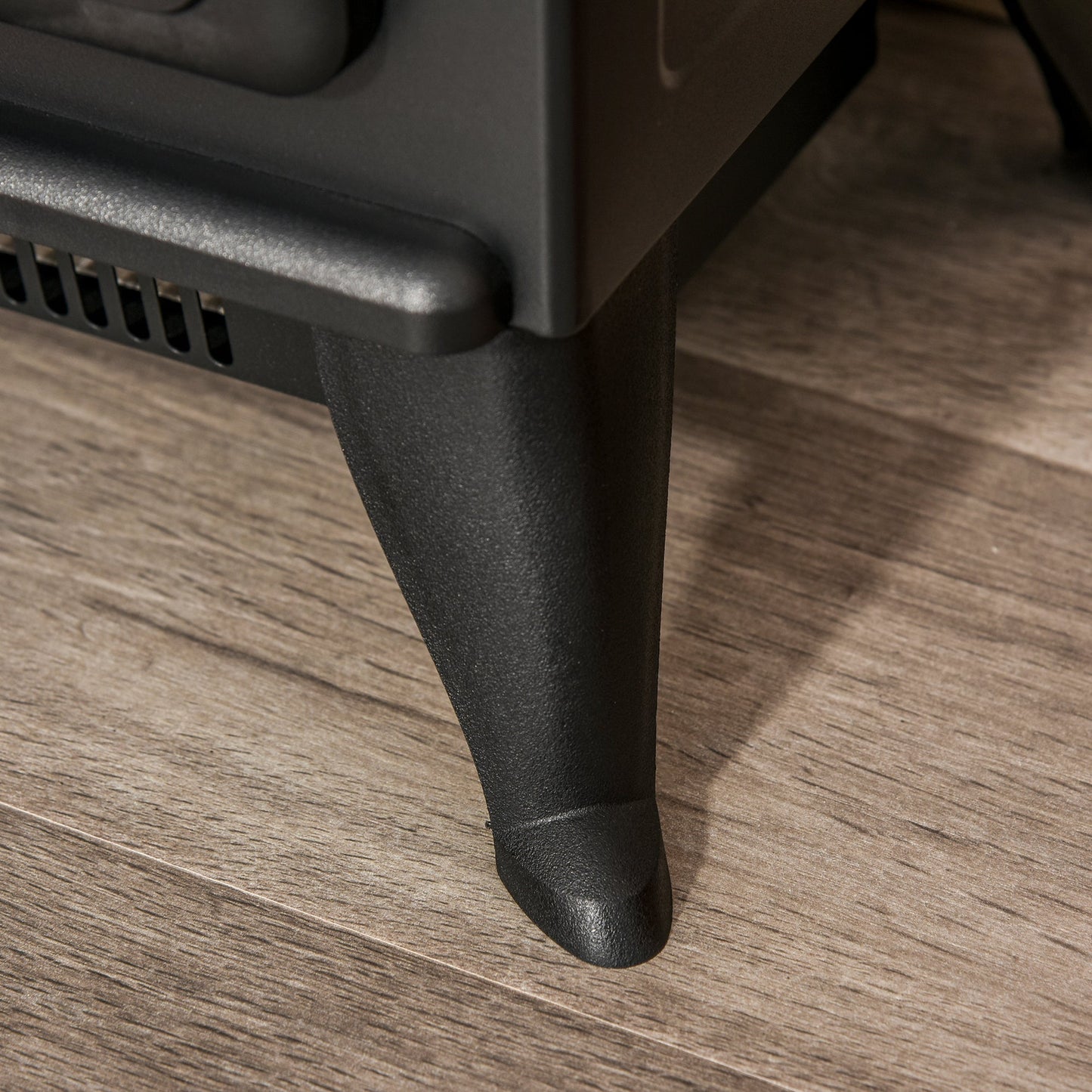 Freestanding Electric Fire Place Indoor Heater Glass View Log Wood Burning Effect Flame Portable Fireplace Stove 950/1850W