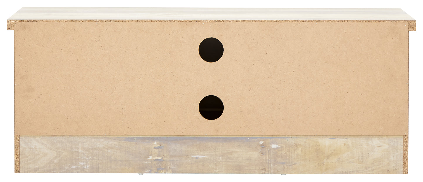 Boston TV Unit Oak 2 Shelves 2 Doors