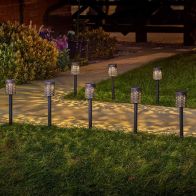 See more information about the 8 Pack Solar Garden Stake Light Warm White LED - 36cm by Smart Solar