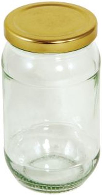 16oz Round Preserve Glass Jar