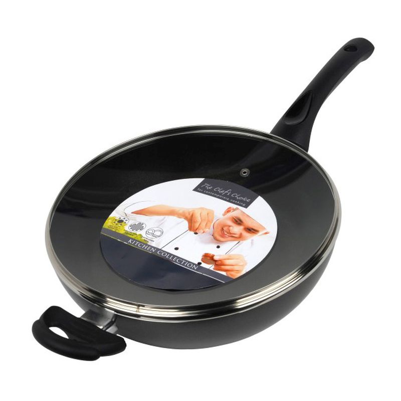 Deep Frying Pan & Lid Non Stick (26cm)