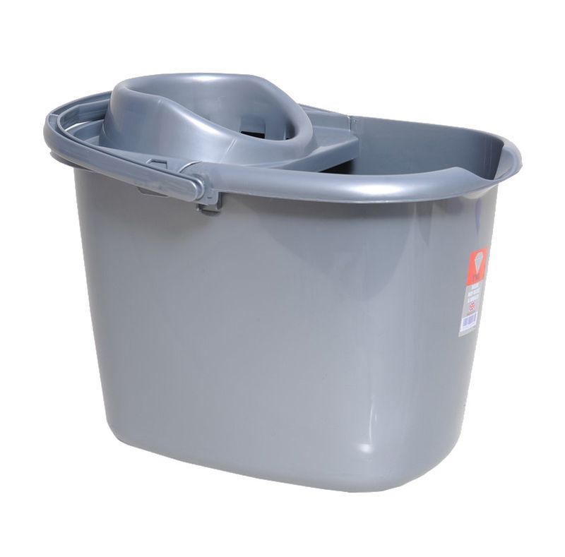 Silver Mop Bucket 15 Litre
