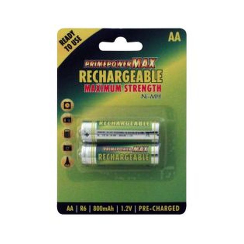 2pk rechargeable AA batteries