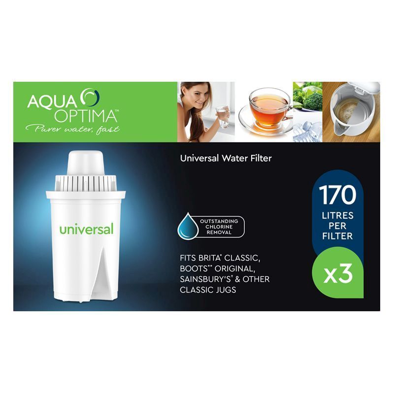 Aqua Optima Universal Water Filter 3 Pack