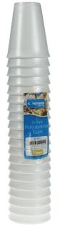 Polystyrene Cups 10oz 20 pack